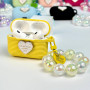 Silicone case Lovely Heart for AirPods 1-2 (тех.пак.)