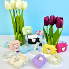 Silicone case Lovely Heart for AirPods 3 (тех.пак.)