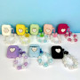 Silicone case Lovely Heart for AirPods 1-2 (тех.пак.)