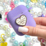 Silicone case Lovely Heart for AirPods 1-2 (тех.пак.)
