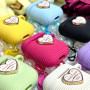 Silicone case Lovely Heart for AirPods 1-2 (тех.пак.)
