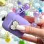 Silicone case Lovely Heart for AirPods 1-2 (тех.пак.)