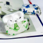 Silicone case Shell Butterfly Pattern AirPods 1-2 (тех.пак.)