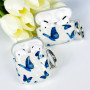 Silicone case Shell Butterfly Pattern AirPods 1-2 (тех.пак.)