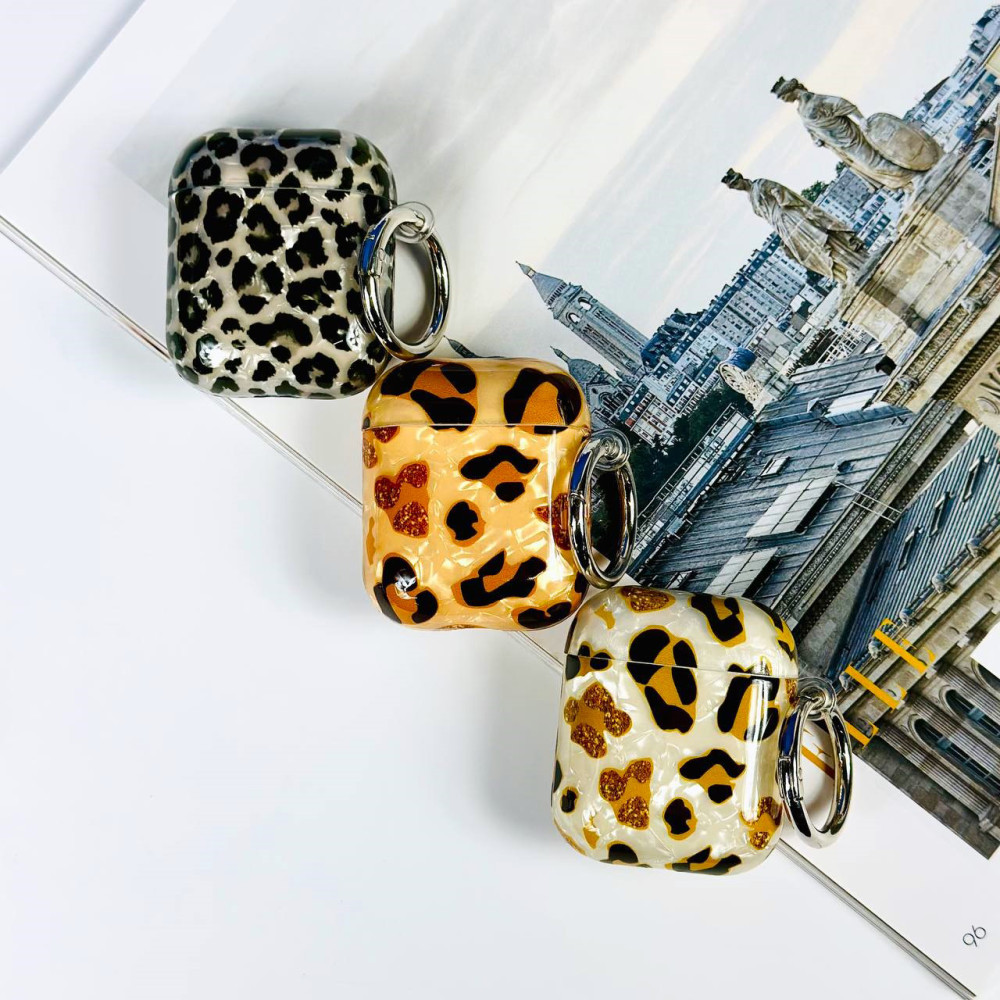 Silicone case Shell Leopard Pattern AirPods Pro 2 (тех.пак.)