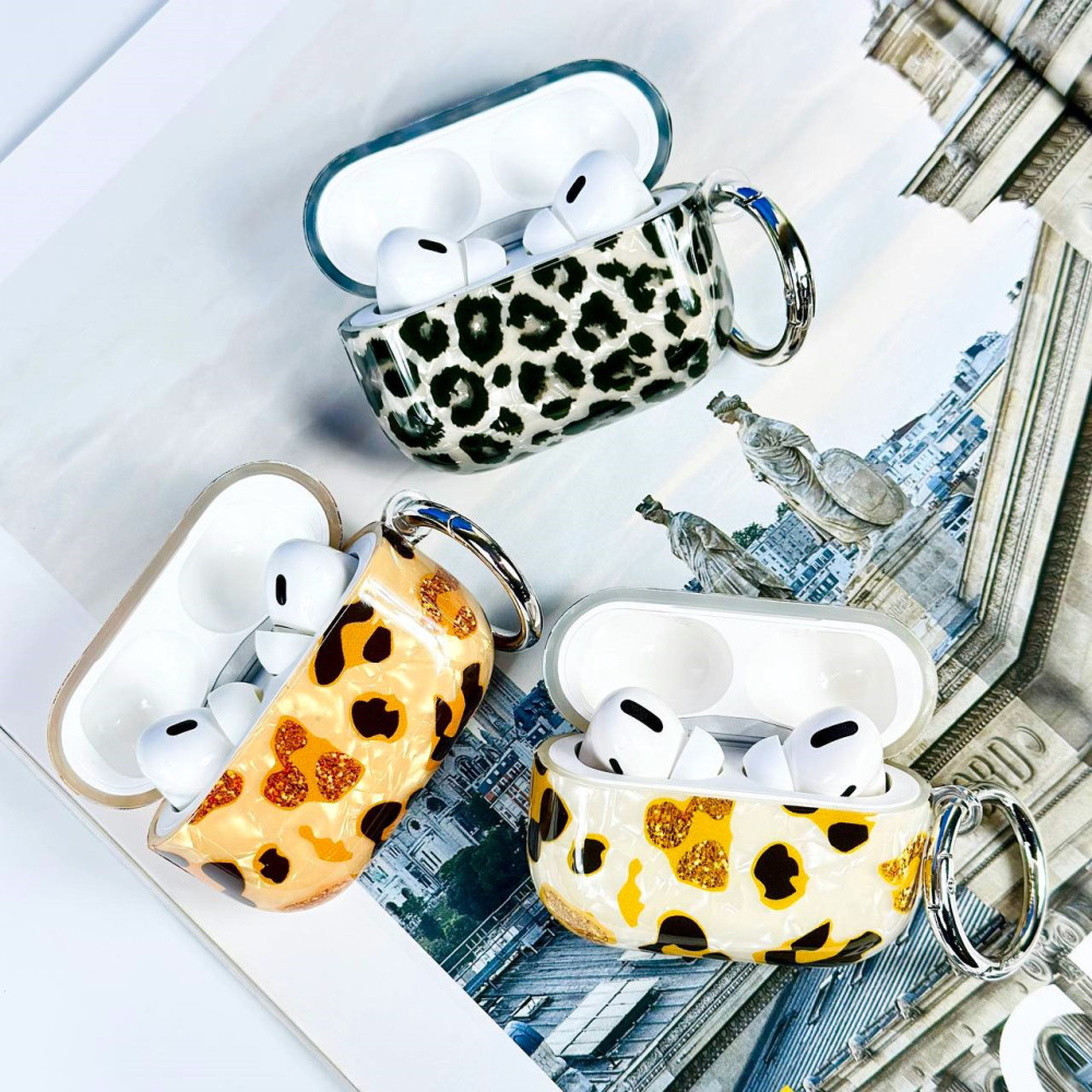 Silicone case Shell Leopard Pattern AirPods Pro 2 (тех.пак.)