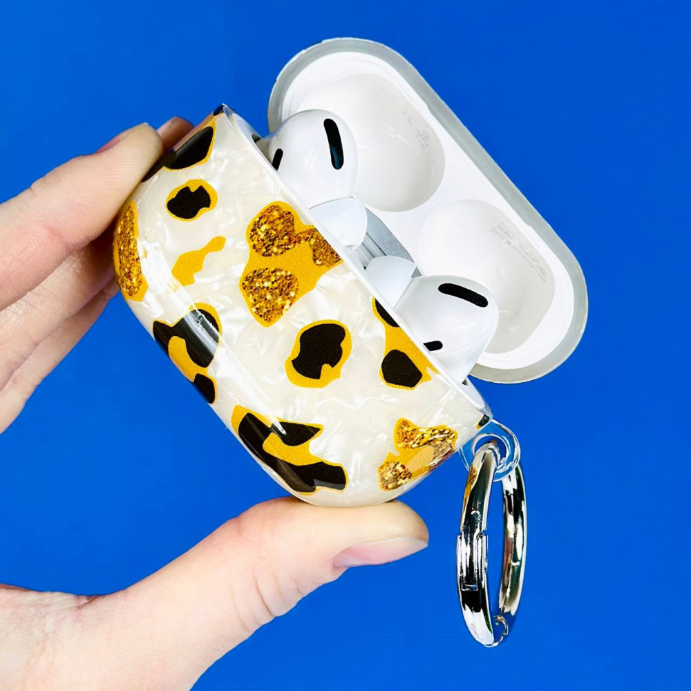 Silicone case Shell Leopard Pattern AirPods Pro 2 (тех.пак.)