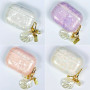 Silicone case Shell Pattern з брелком AirPods 1-2 (тех.пак.)