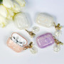 Silicone case Shell Pattern з брелком AirPods 1-2 (тех.пак.)