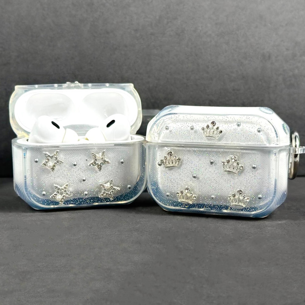 Silicone Case Shiny Crystal Mix for AirPods Pro 3 (тех.пак.)