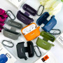 Silicone case for AirPods 1-2 Spigen Leather Armor Carabin