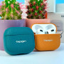 Silicone case for AirPods 1-2 Spigen Ring Leather Armor