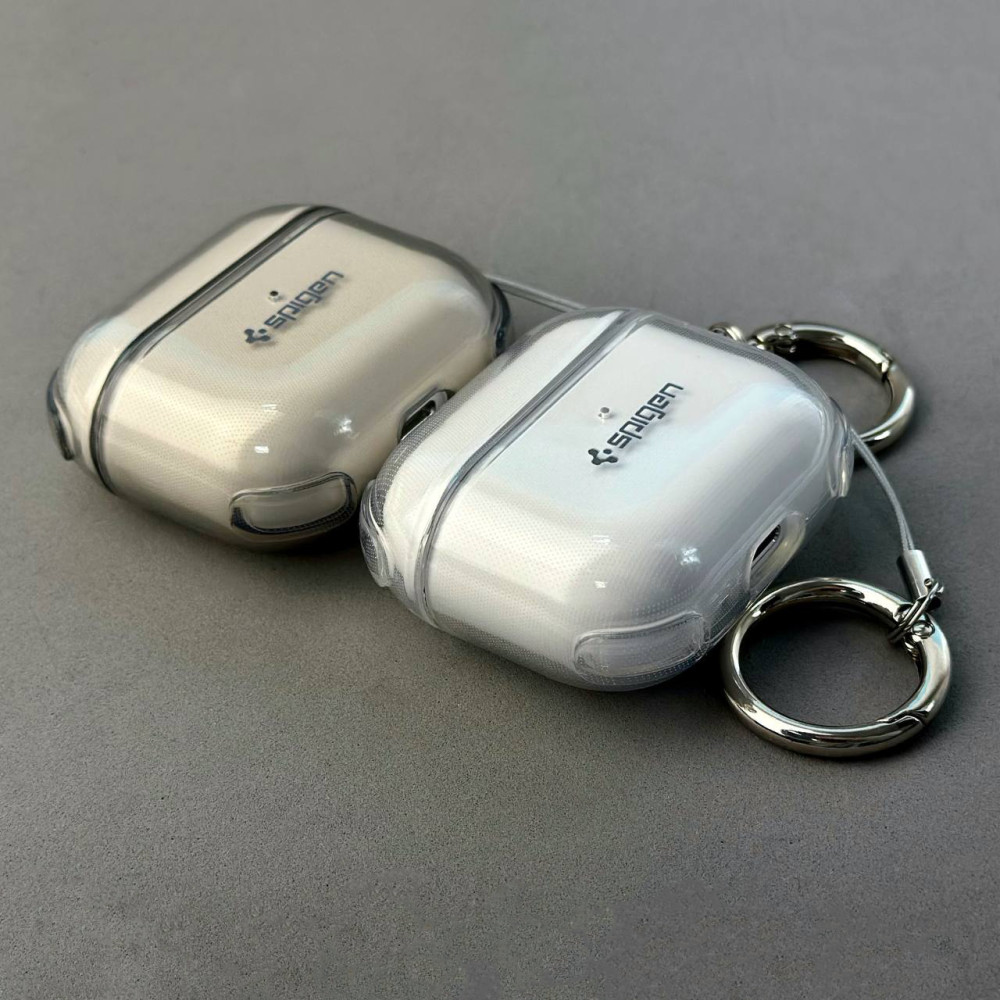 Silicone case for AirPods 1-2 Spigen Shockproof Transparent