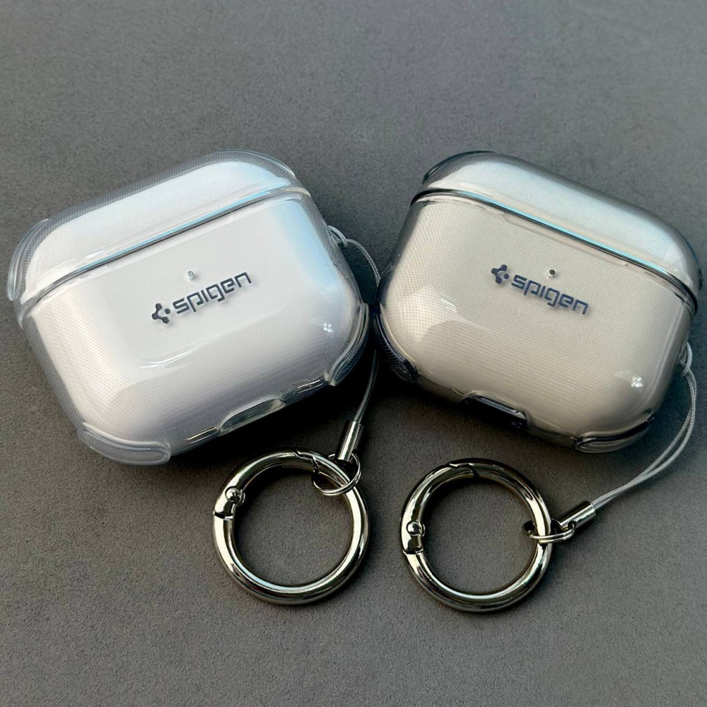 Silicone case for AirPods 1-2 Spigen Shockproof Transparent