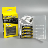 Акумулятор LiitoKala USB-T36 (4xAA 2400mAh, 1.5V) with cable USB to 4Type-C