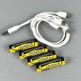 Акумулятор LiitoKala USB-T36 (4xAA 2400mAh, 1.5V) with cable USB to 4Type-C