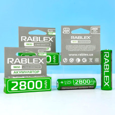 Акумулятор Rablex Li-ION 18650 2800mAh 3.7V