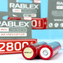 Акумулятор Rablex Li-ION з захистом від перегріву 18650 2800mAh 3.7V