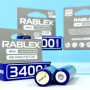 Акумулятор Rablex Li-ION з захистом від перегріву 18650 3400mAh 3.7V