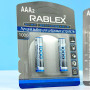 Акумулятор Rablex Rechargeable R03/AAA міні-пальчикова 1000mAh 1.2V