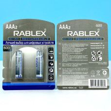 Акумулятор Rablex Rechargeable R03/AAA міні-пальчикова 600mAh 1.2V