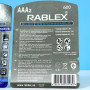 Акумулятор Rablex Rechargeable R03/AAA міні-пальчикова 600mAh 1.2V
