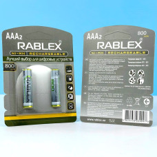 Акумулятор Rablex Rechargeable R03/AAA міні-пальчикова 800mAh 1.2V