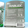 Акумулятор Rablex Rechargeable R6/AA пальчикова 2500mAh 1.2V