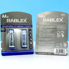 Акумулятор Rablex Rechargeable R6/AA пальчикова 800mAh 1.2V