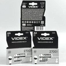 Акумулятор Videx Rechargeable R6, AA 2700mAh 1.2V (HR6,AA,NiMN)