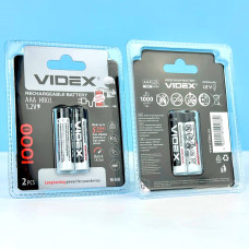 Акумулятор Videx Rechargeable R03/AAA 1000mAh 1.2V (HR03,size AAA,NiMN)