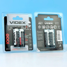 Акумулятор Videx Rechargeable R6/AA 1000mAh 1.2V(HR6,size AA,NiMN)