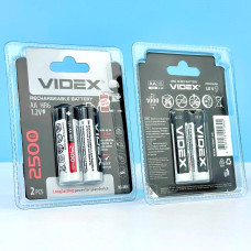 Акумулятор Videx Rechargeable R6/AA 2500mAh 1.2V(HR6,size AA,NiMN)