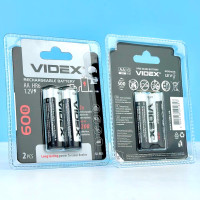 Акумулятор Videx Rechargeable R6, AA 600mAh 1.2V (HR6, NiMN)