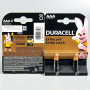 Батарейка лужна DURACELL LR03 AAA MN2400 Alkaline 1.5V міні-пальчикова (2шт.)