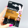Батарейка лужна DURACELL LR03 AAA MN2400 Alkaline 1.5V міні-пальчикова (2шт.)