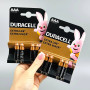 Батарейка лужна DURACELL LR03 AAA MN2400 Alkaline міні-пальчикова (4шт.)