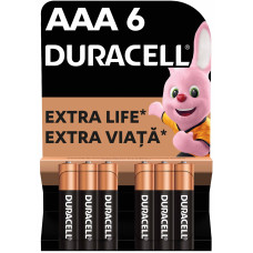 Батарейка DURACELL LR03 AAA MN2400 Alkaline (6шт.)