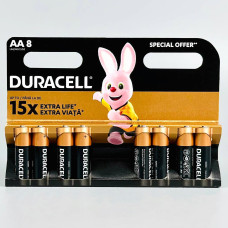 Батарейка DURACELL LR6 MN1500 AA 1.5V пальчикова (8шт.)