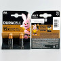 Батарейка лужна DURACELL LR6 AA MN1500 Alkaline 1.5V пальчикова (2шт.)