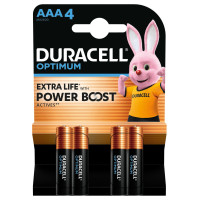 Батарейка DURACELL LR03 AAA KPD Optimum (4шт.)