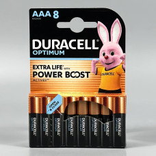 Батарейка DURACELL LR03 AAA KPD Optimum (8шт.)