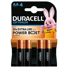 Батарейка DURACELL LR06 KPD AA Optimum (4 шт.)