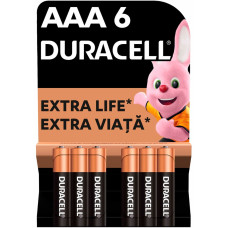 Батарейки DURACELL LR03 MN2400 AAA (6шт.)