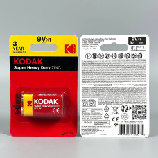 Батарейка Kodak SUPER HEAVY DUTY 6F22 Крона 9V