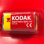 Батарейка Kodak SUPER HEAVY DUTY 6F22 Крона 9V