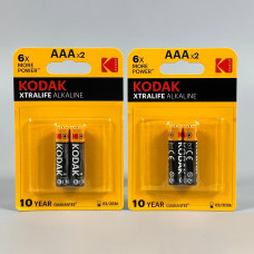 Батарейка лужна Kodak XTRALIFE AAA LR03 Alkaline 1.5V (2шт.)