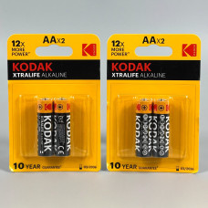 Батарейка лужна Kodak XTRALIFE AA LR6 Alkaline 1.5V (2шт.)