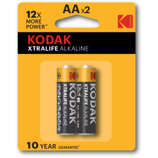 Батарейка лужна Kodak XTRALIFE AA LR6 Alkaline 1.5V пальчикова (10 шт.)