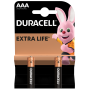 Батарейка лужна DURACELL LR03 AAA MN2400 Alkaline 1.5V міні-пальчикова (10шт.)